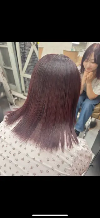 カラー 暖色カラ-ෆ˚顔周り 🎀ོ白岩亜実🎀ོのヘアスタイル