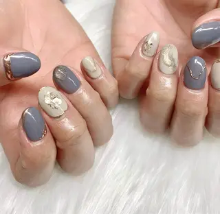 ミディアム cattleya nailのネイルデザイン