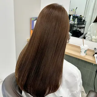 セミロング カラー ブリーチなし/レイヤ ー特化🌈Tommyのヘアスタイル