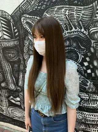 ロング カラー ヘアアレンジ haco+所属・🌈派手髪エクステ ブレイズ🌈ひろとのヘアスタイル