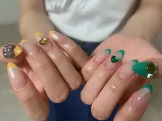 ネイル 【Zina京都駅前】 きぬがわ らむのネイルデザイン