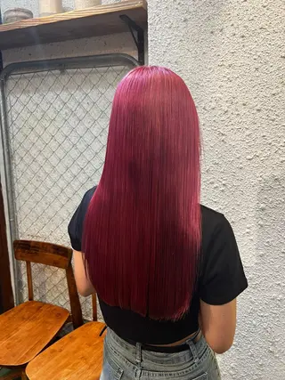 ミディアム カラー 透明感/血色カラー/ 似合せレイヤー/ゆいのヘアスタイル