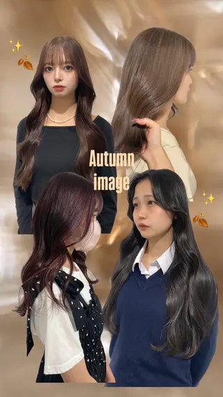 カラー AO所属・RISAKO 艶髪モテヘア🎀府中のヘアスタイル