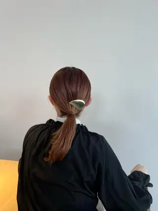 ロング カラー 佐藤 永夏のヘアスタイル