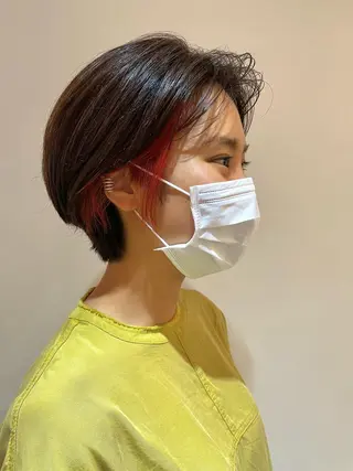 ショート カラー Asti  blanche所属・ショート/ブリーチ mizuki🐋のヘアスタイル