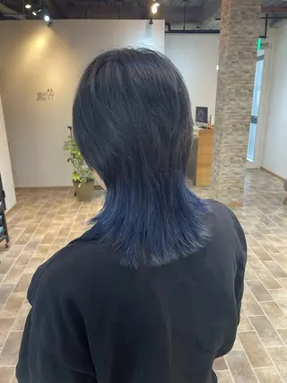 ミディアム カラー Ammi hair所属・YUI/ ブリーチカラー🌷のヘアスタイル