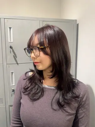 セミロング 透明感カラー/レイ ヤーカット/KaHoのヘアスタイル