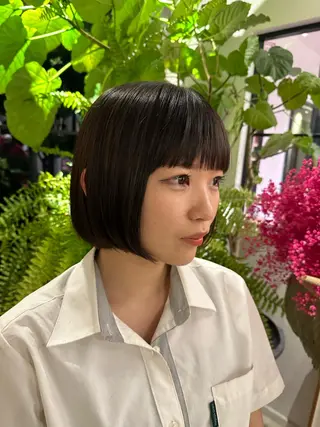 ショート なかの りなのヘアスタイル