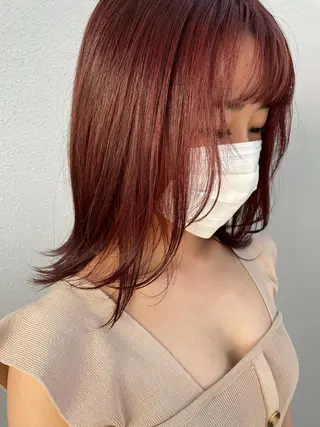 セミロング C’LD hair  produce /シールドヘア所属・モテ髪/ボブ/ショー ト/アダチフウトのヘアスタイル