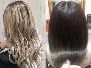 セミロング カラー Device ディバイスのヘアスタイル