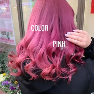 セミロング カラー エクステ🩵ブリーチ 韓国ヘア🩵KAEのヘアスタイル