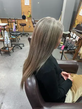 ロング カラー 小島 直哉のヘアスタイル