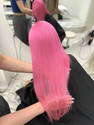 ロング Haruna/河原町 ハイトーン🤍のヘアスタイル