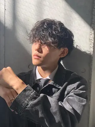 ショート カラー パーマ ヘアアレンジ メンズ キッズ ネイル マツエク・マツパ アイブロウ 似合わせ美容師🌙 Miyu🐈‍⬛💕のヘアスタイル