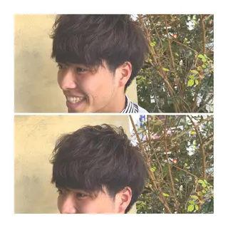 ショート カラー ヘアアレンジ メンズ ange☞ soutaのヘアスタイル