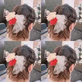 セミロング ヘアアレンジ 🌷MAYU 🌷のヘアスタイル