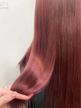 カラー プルエクステ界隈 ハイトーン/カツオ✨のヘアスタイル