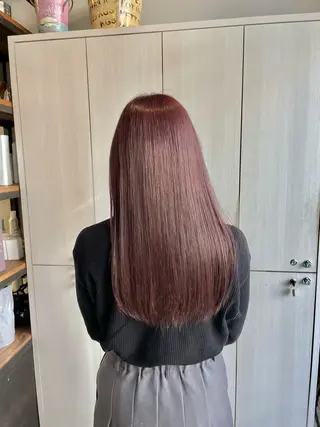 ロング オオシマ ミユのヘアスタイル