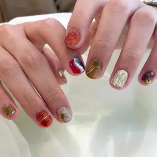 ネイル 新井 ひなののネイルデザイン