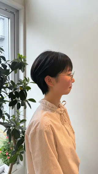 ショート 中野 百乃華のヘアスタイル