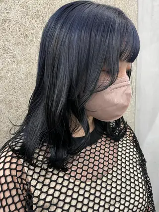 セミロング カラー ヘアアレンジ SEA　浦安所属・浦安美容師🌈 Mayaのヘアスタイル