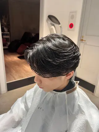 ミディアム パーマ メンズ メンズカットパーマ ✂️ JOYAのヘアスタイル