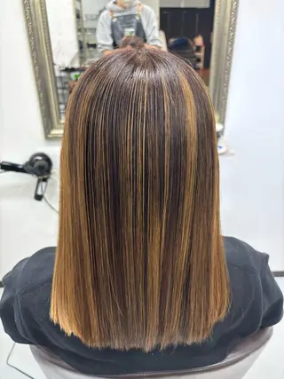 セミロング スタイリスト HIROのヘアスタイル