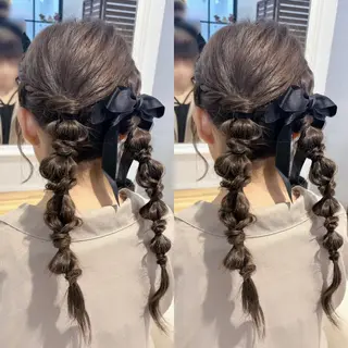 セミロング 🍒しの🍒 ハイトーン/カットのヘアスタイル