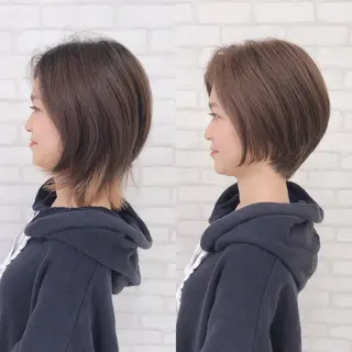 ショート アビリタ 警固のヘアスタイル