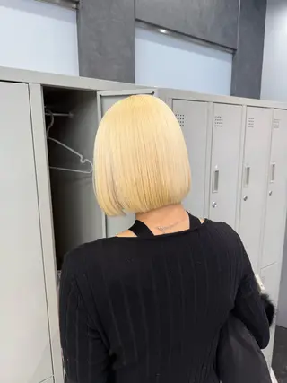 ミディアム カラー ヘアアレンジ 韓国ヘア🖤/透明感 shihoのヘアスタイル