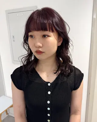 セミロング カラー 🫧ブリーチカラー/ ボブ🫧madokaのヘアスタイル