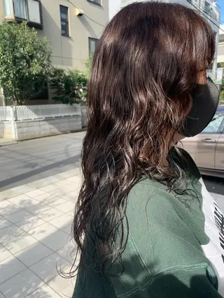 ロング ショート🌼パーマ 本間正子のヘアスタイル