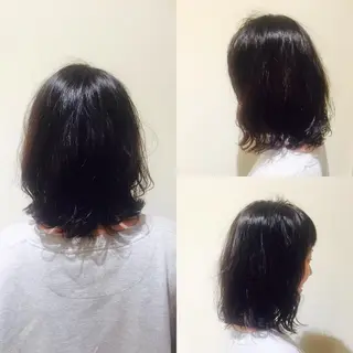 ミディアム パーマ 【ツヤ髪美容師】 ツダケイスケのヘアスタイル