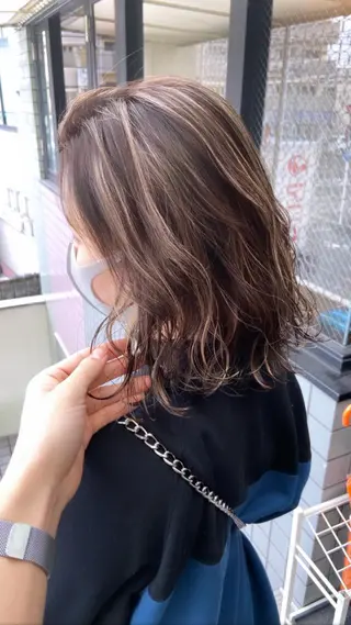 ミディアム カラー SAKURA✨ ショート/ボブのヘアスタイル