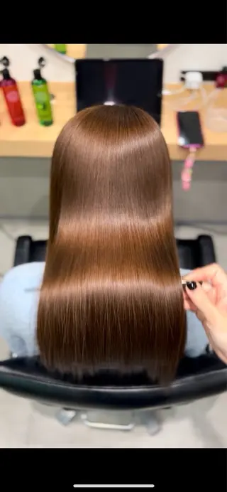 ロング RAF TOKYO 薬院店所属・福岡【髪質改善】 艶カラー/ MIHOのヘアスタイル