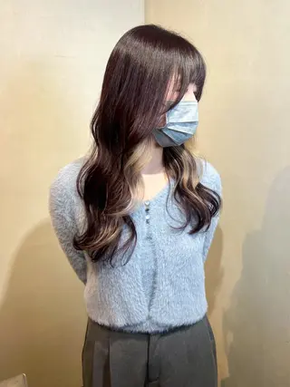 セミロング カラー Aya/四条烏丸/ インナーカラーのヘアスタイル