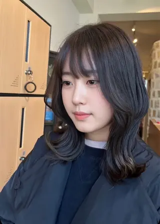 ミディアム 髪質改善/レイヤー/ 井上　陽のヘアスタイル