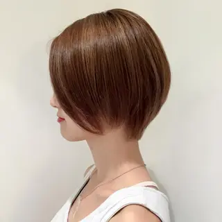 ショート カラー 原 康之のヘアスタイル