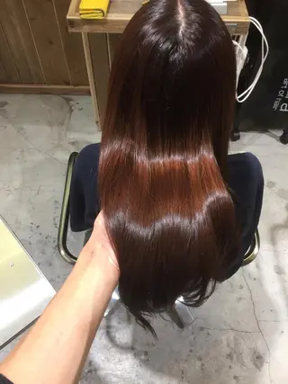 ロング カラー 舘野 太嘉宏のヘアスタイル