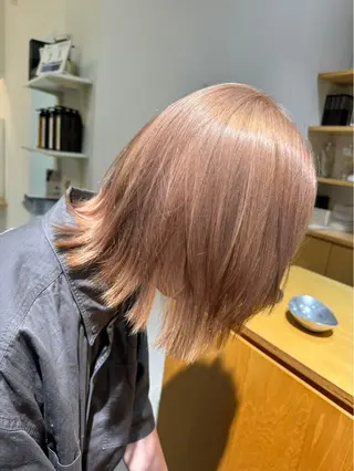 ミディアム カラー 森山 遥葵のヘアスタイル