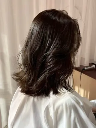 ミディアム 透明感カラー꙳⟡. YOKE reinaのヘアスタイル