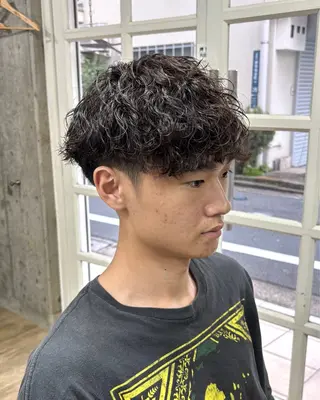 パーマ メンズ homme, famille raugh【オム・ファミーユ・ラグ】所属・【メンズ特化】パーマ /マッシュ/たいちのヘアスタイル