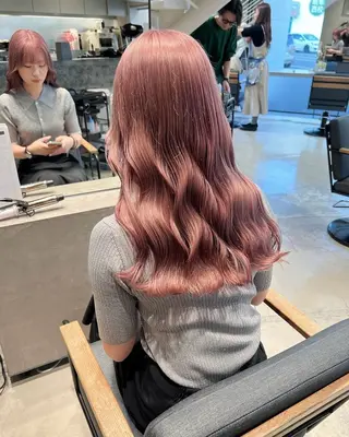 ロング カラー 似合わせパーマ🎀 モデル募集中のヘアスタイル