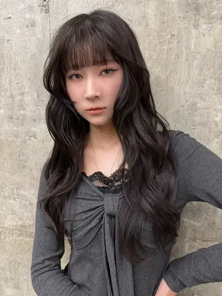 ロング カラー MIKU★デザイン/ 透明感カラー/ボブのヘアスタイル