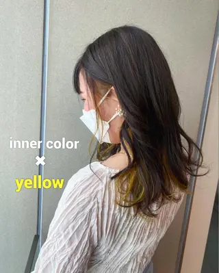 カラー 野村 莉夏香のヘアスタイル