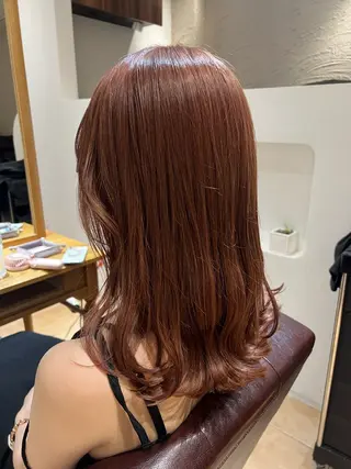 ミディアム カラー 🥀韓国ヘア🥀 宮津真菜のヘアスタイル