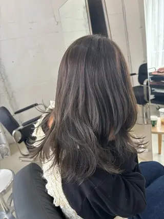 セミロング カラー 透明感カラー /Kanon️🫧のヘアスタイル