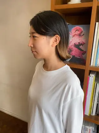 ショート カラー パーマ Paddle所属・似合わせレイヤー/ レイヤーパーマ/高倉のヘアスタイル