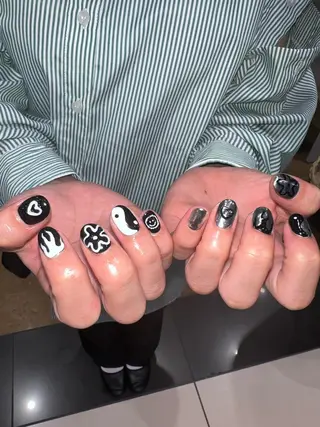 ネイル 個性派／中韓ネイル SAKURAのネイルデザイン