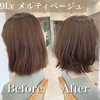 ショート カラー ブリーチなし✨艶髪 カラー𓃲YAGIのヘアスタイル